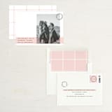 "Sealed with a Kiss" - Save the Dates in Blush by Hudson meet Rose - Assembled