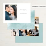 "highlight photo" - Save the Dates in Cotton by Erin Deegan - Back of Card Options