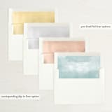 "highlight photo" - Save the Dates in Cotton by Erin Deegan - Envelope Liner Options