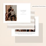 "Love and Harmony" - Save the Dates in Fawn by Corinne Malesic - Back of Card Options