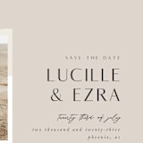 "Love and Harmony" - Save the Dates in Fawn by Corinne Malesic - Detail