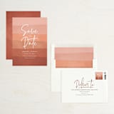"desertscape" - Save the Dates in Canyon by Susan Asbill - Assembled