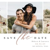 "sweet thing" - Save the Dates in Rust by Laura Hamm - Detail