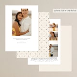 "Party Down" - Save the Dates in Ecru by Erica Krystek - Back of Card Options