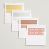 "Meet Us In Miami" - Save the Dates in Blush by Laura Hamm - Envelope Liner Options
