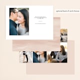 "Elegant Ampersand" - Save the Dates in Ivory by Lori Wemple - Back of Card Options