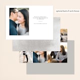 "Torn Texture" - Save the Dates in Parchment by Everett Paper Goods - Back of Card Options