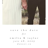"meant to be" - Save the Dates in Ebony by Angela Thompson - Detail