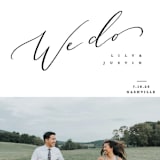 "graceful" - Save the Dates in Lily by Owl and Toad - Detail