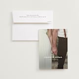 "Just Love" - Save the Dates in Cotton by Kasia Labocki - Save the Date with Envelope