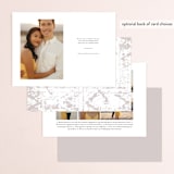 "plain handwritten" - Save the Dates in Pearl by Phrosné Barwood - Back of Card Options