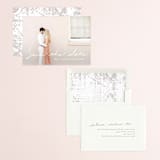 "plain handwritten" - Save the Dates in Pearl by Phrosné Barwood - Assembled