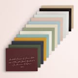 "plain handwritten" - Save the Dates in Pearl by Phrosné Barwood - Colored Envelopes Available