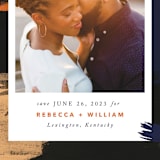 "Gallery Crush" - Save the Dates in Ocean by Kate Ross - Detail