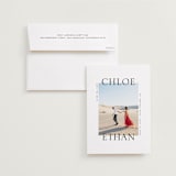 "Split" - Save the Dates in Cloud by Erin Deegan - Save the Date with Envelope