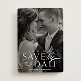 "Swoop" - Save the Dates in Pearl by Everett Paper Goods - Front