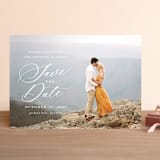 "smoky script" - Save the Dates in Snow by Sarah Curry - Front