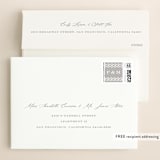 "smoky script" - Save the Dates in Snow by Sarah Curry - FREE Recipient Addressing