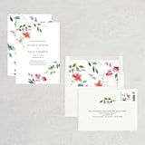 "Spring Wildflowers" - Save the Dates in Floral by Mere Paper - Assembled