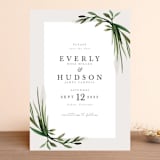 "Botanical Frame" - Save the Dates in Fog by Kate Ahn - Front