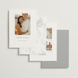 "A Thousand Years" - Save the Dates in Classic White by Design Lotus - Back of Card Options