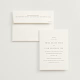 "A Thousand Years" - Save the Dates in Classic White by Design Lotus - Save the Date with Envelope