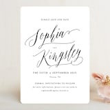 "Nothing Compares To You" - Save the Dates in Cream by Design Lotus - Front