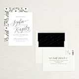 "Nothing Compares To You" - Save the Dates in Cream by Design Lotus - Assembled