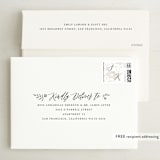 "Nothing Compares To You" - Save the Dates in Cream by Design Lotus - FREE Recipient Addressing