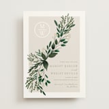 "Watermark" - Save the Dates in Taupe by Kaydi Bishop - Front