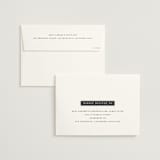 "Crescendo" - Save the Dates in Snow by Griffinbell Paper Co. - FREE Recipient Addressing