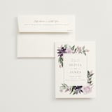 "Garden Stroll" - Save the Dates in Lilac by Creo Study - Save the Date with Envelope