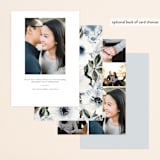 "Nantucket Romance" - Save the Dates in Marine by Chris Griffith - Back of Card Options