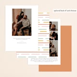 "Love is..." - Save the Dates in Sobert by Hudson meet Rose - Back of Card Options
