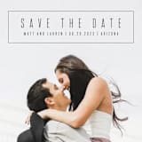 "boxed announcement" - Save the Dates in Midnight by Abi de Leon - Detail