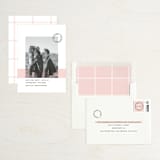 "Sealed with a Kiss" - Save the Dates in Blush by Hudson meet Rose - Assembled