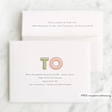 "Bold Type" - Sweet Sixteen Party Thank You Cards in Cranberry by Baumbirdy - FREE Recipient Addressing