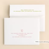 "wavy frame" - Sweet Sixteen Party Thank You Cards in Key Lime by Baumbirdy - FREE Recipient Addressing