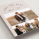 "archway" - Save the Dates in Taupe by Michelle Taylor - Detail