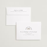 "archway" - Save the Dates in Taupe by Michelle Taylor - FREE Recipient Addressing
