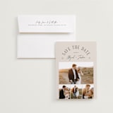 "archway" - Save the Dates in Taupe by Michelle Taylor - Save the Date with Envelope
