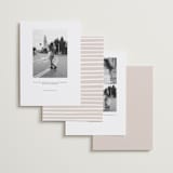 "Oh By the Way" - Save the Dates in Marshmallow by Keen Peachy - Back of Card Options