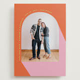 "Pop Art" - Save the Dates in Tangerine by Katie Zimpel - Front