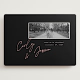 "Album Cover" - Save the Dates in Noir by Merian - Front