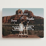 "Love Lettering" - Save the Dates in Morning by Helena Vitto - Front