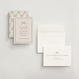 "ribbon bow drawing" - Save the Dates in Moss by Cass Loh - Assembled