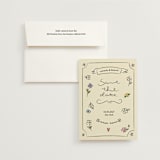 "Lovely Date" - Save the Dates in Natural by Helena Vitto - Save the Date with Envelope