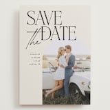 "Penelope" - Save the Dates in Ecru by Morgan Kendall - Front