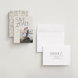 "Penelope" - Save the Dates in Ecru by Morgan Kendall - Assembled