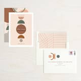 "Balance" - Save the Dates in Peach by Chandler Lettin - Assembled